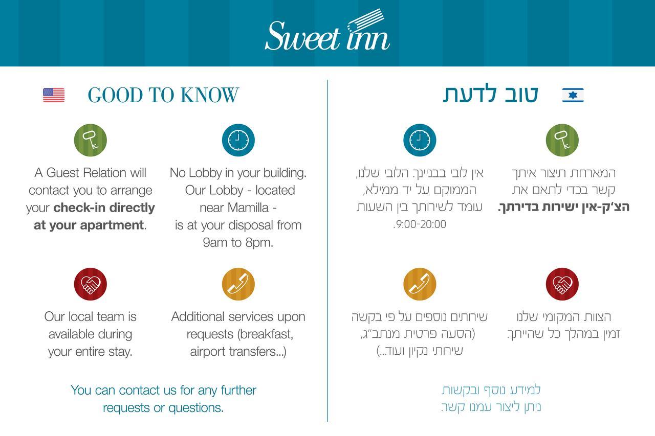 Sweet Inn Apartments - Amatsya Street Jerozolima Zewnętrze zdjęcie